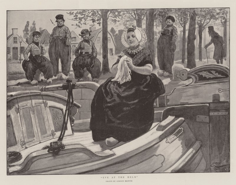 Eva no leme de Gordon Frederick Browne