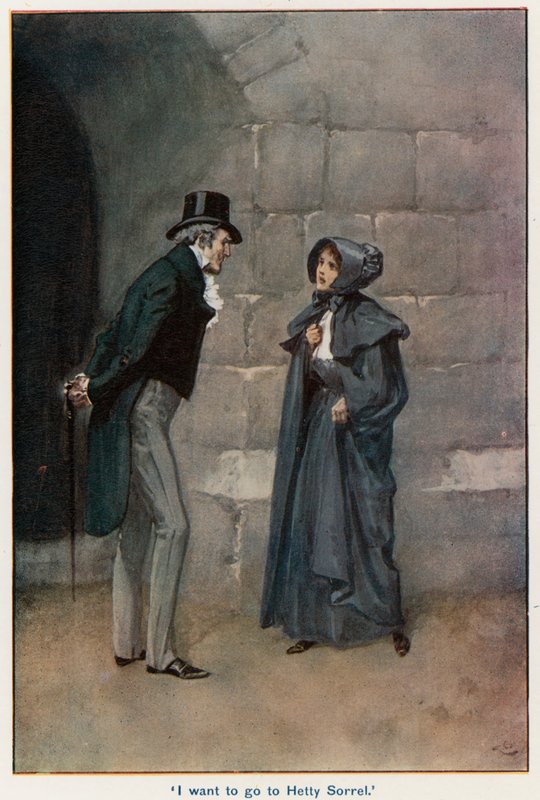 Ilustração para Adam Bede de Gordon Frederick Browne
