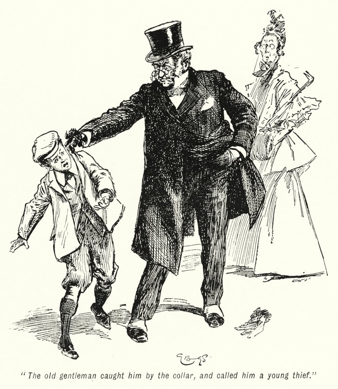 Ilustração para The Story of the Treasure Seekers de E Nesbit (litho) de Gordon Frederick Browne