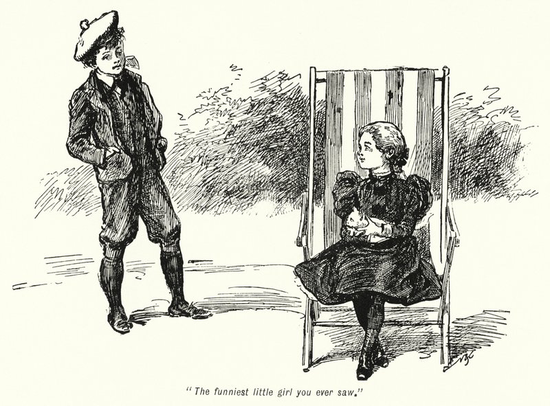 Ilustração para The Story of the Treasure Seekers de E Nesbit (litho) de Gordon Frederick Browne