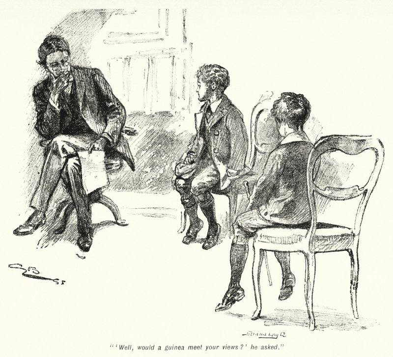 Ilustração para The Story of the Treasure Seekers de E Nesbit (litho) de Gordon Frederick Browne