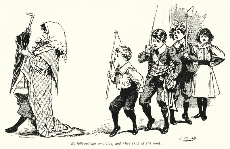 Ilustração para The Story of the Treasure Seekers de E Nesbit (litho) de Gordon Frederick Browne