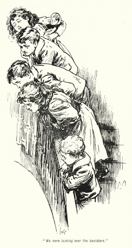Ilustração para The Story of the Treasure Seekers de E Nesbit (litho) de Gordon Frederick Browne