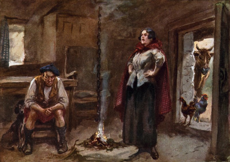 Ilustração para O Conto do Caldeirão de Gordon Frederick Browne