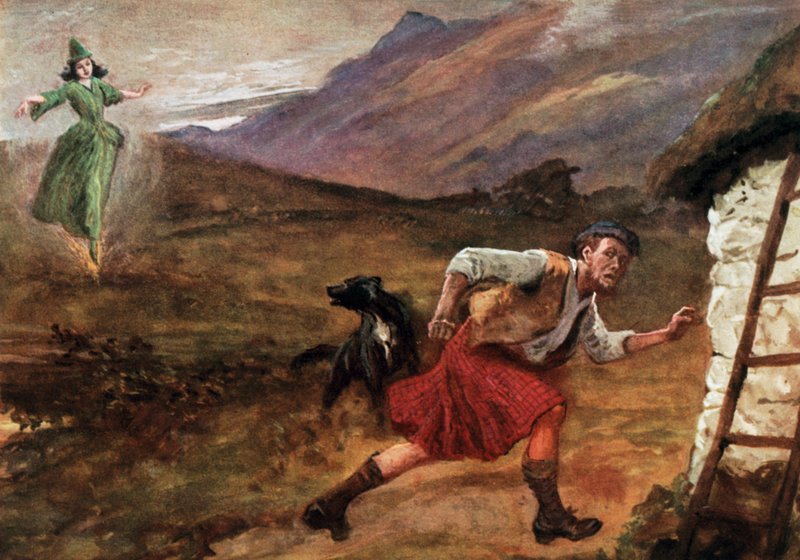 Ilustração para O Conto do Caldeirão de Gordon Frederick Browne
