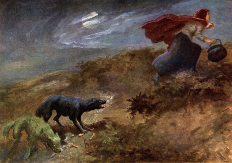 Ilustração para O Conto do Caldeirão de Gordon Frederick Browne