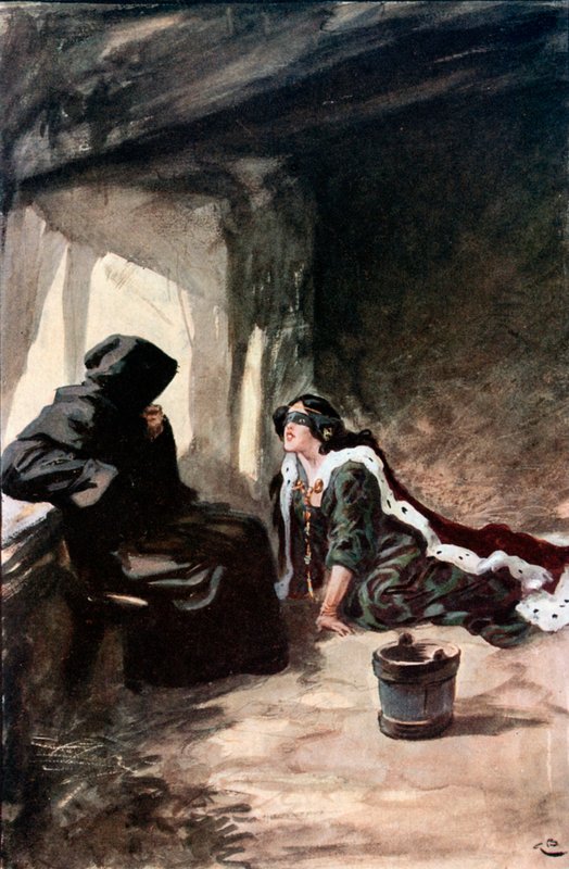 Ela levantou a cabeça lentamente, e olhou para ele através de sua máscara de Gordon Frederick Browne