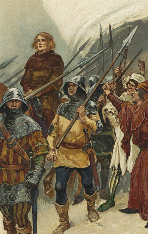 William Wallace sendo levado para o Westminster Hall de Gordon Frederick Browne