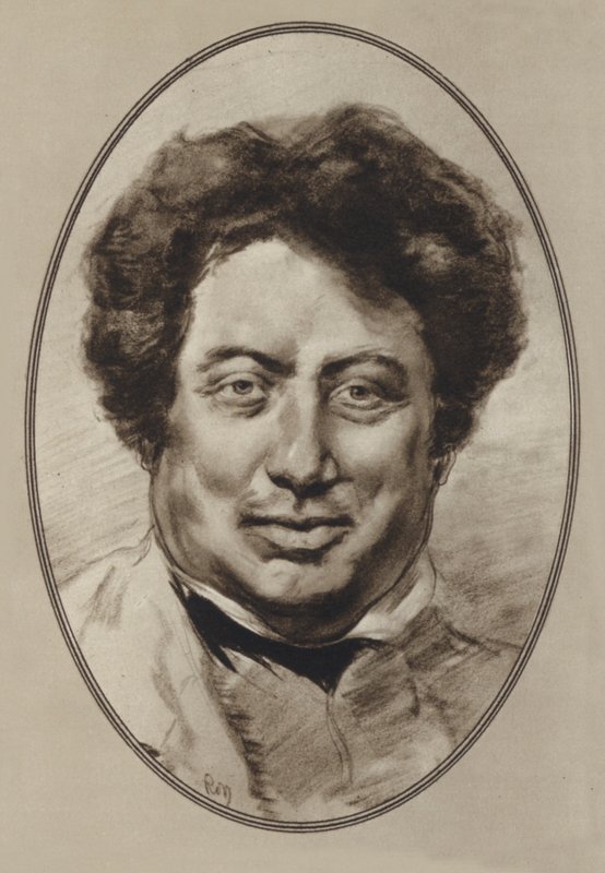 Alexandre Dumas, Pere (litho) de Gordon Ross