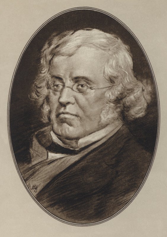 William Makepeace Thackeray (lito) de Gordon Ross