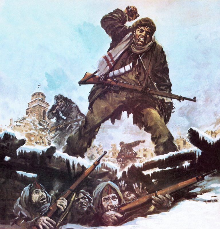 Cidade sitiada durante a guerra civil espanhola de Graham Coton