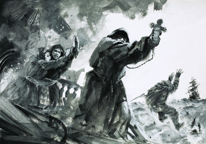 Combate a bordo de uma carraca portuguesa de Graham Coton