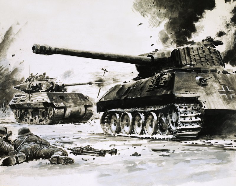 Tanques nas ruas de Graham Coton