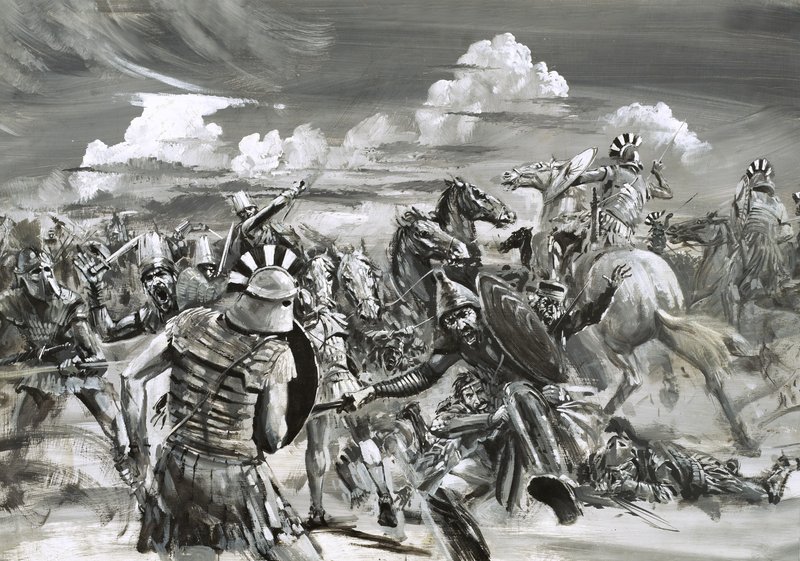 Vitória de Alexandre, o Grande, em Gaugamela de Graham Coton