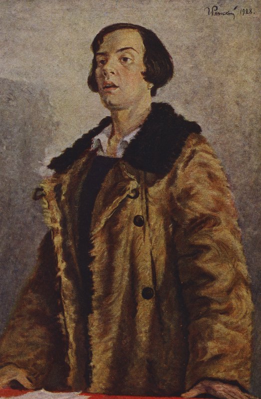 Chairwoman (cor litho) de Grigory Grigorievich Ryazhsky