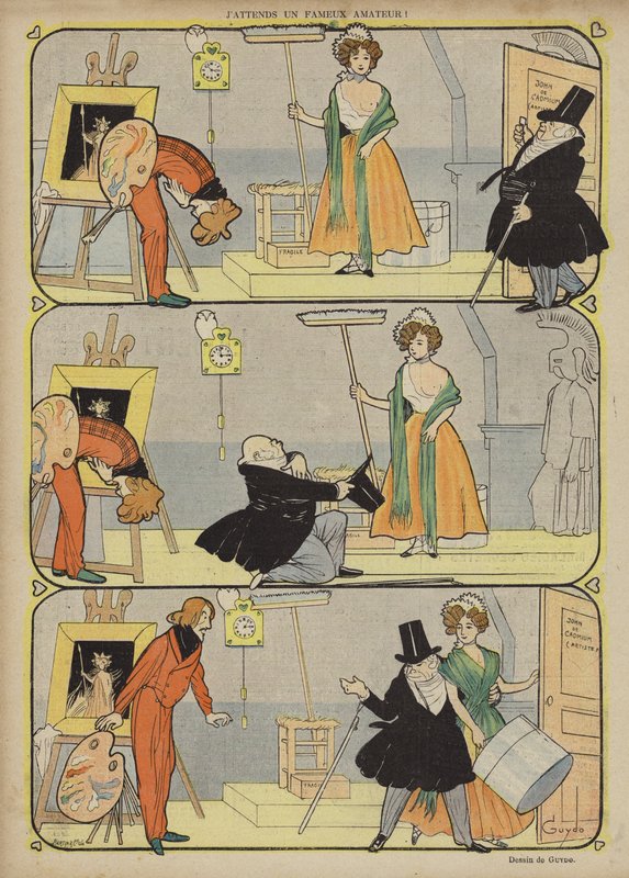 Ilustração para o riso de Guillaume Le Barrois dOrgeval