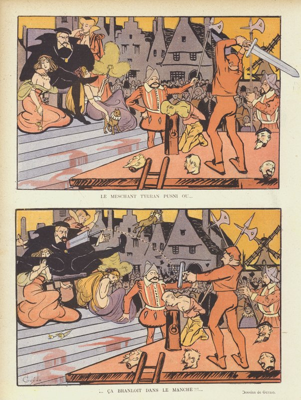 Ilustração para o riso de Guillaume Le Barrois dOrgeval