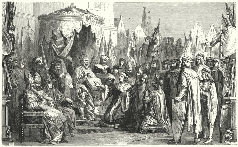 Investigação de Frederico I como Marquês de Brandenburgo de Gustav Bartsch