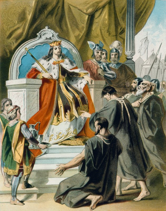 Os prisioneiros antes de Emmanuel de Gustav Bartsch