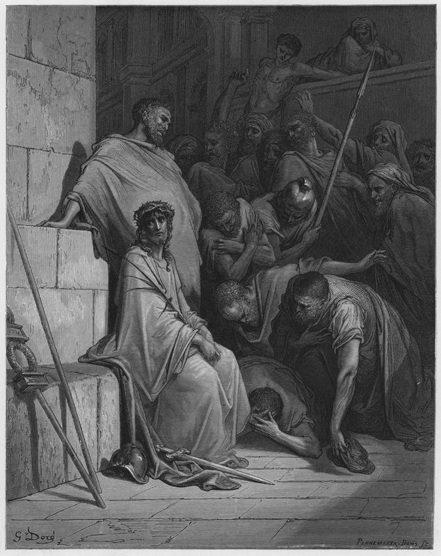 Gustave Dore Bíblia: Cristo zombou de Gustave Dore