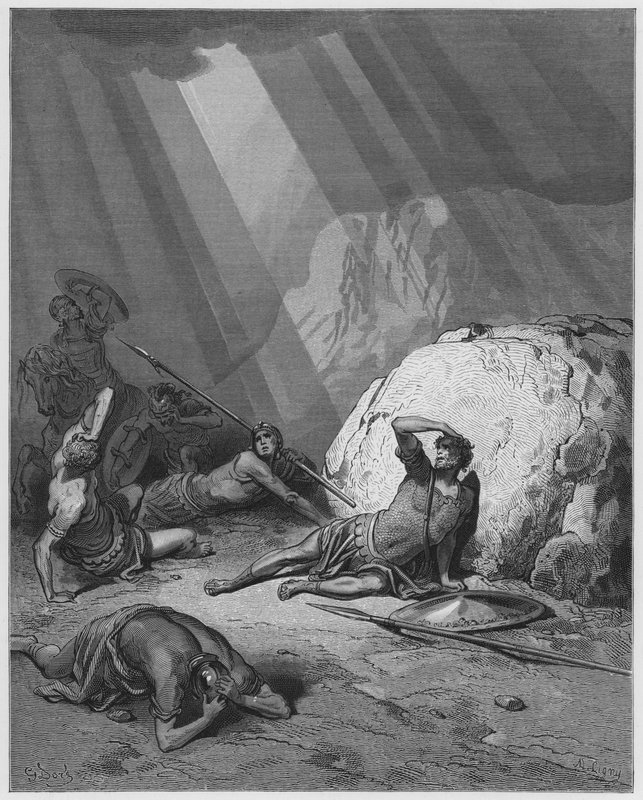 Gustave Dore Bible: Conversão de S Paul de Gustave Dore