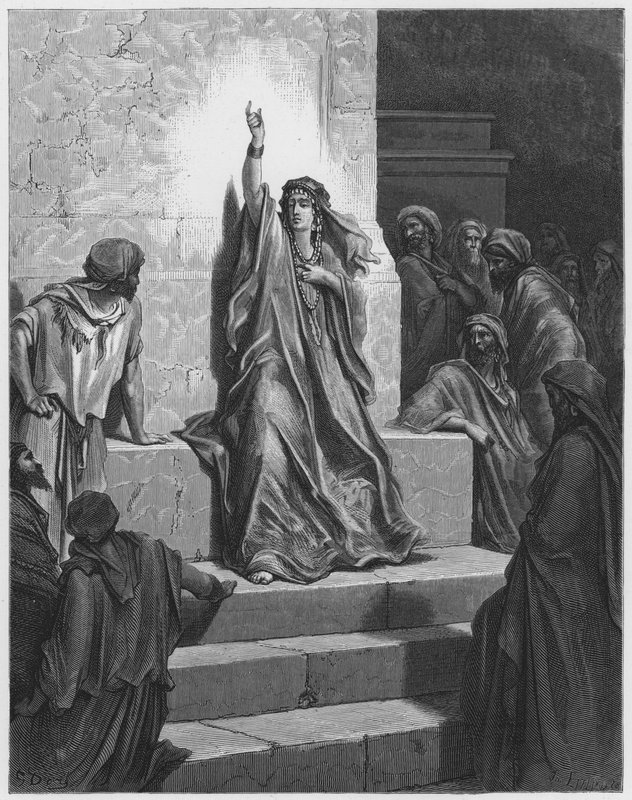 Gustave Dore Bíblia: Deborah de Gustave Dore