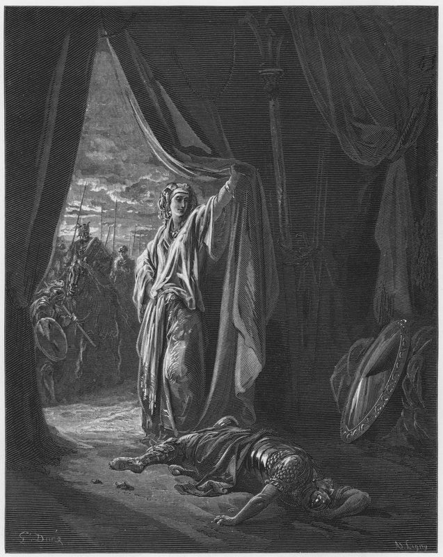 Gustave Dore Bíblia: Jael e Sísera de Gustave Dore