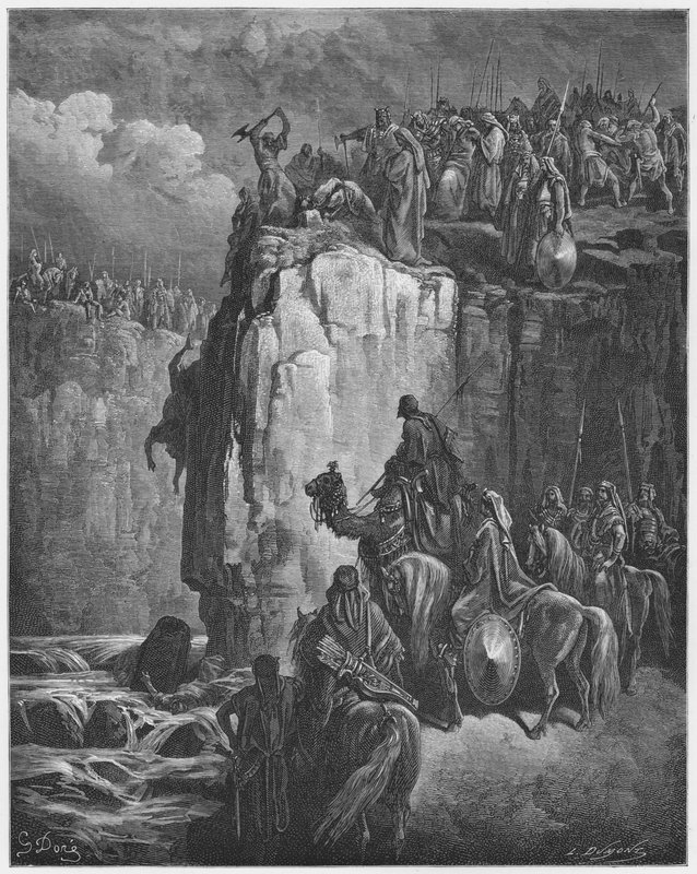 Gustave Dore Bible: Abate dos profetas de Baal de Gustave Dore