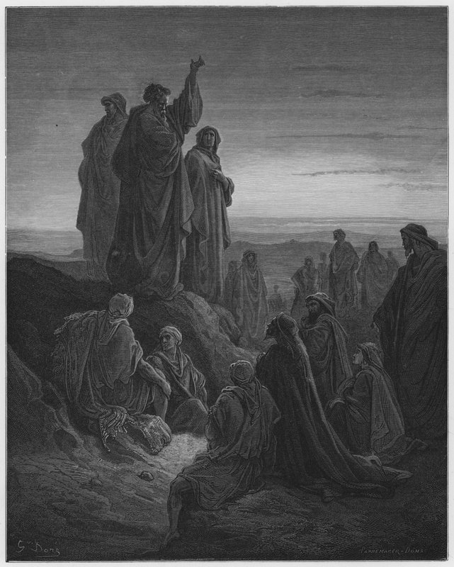 Gustave Dore Bible: Os Apóstolos pregando o Evangelho de Gustave Dore
