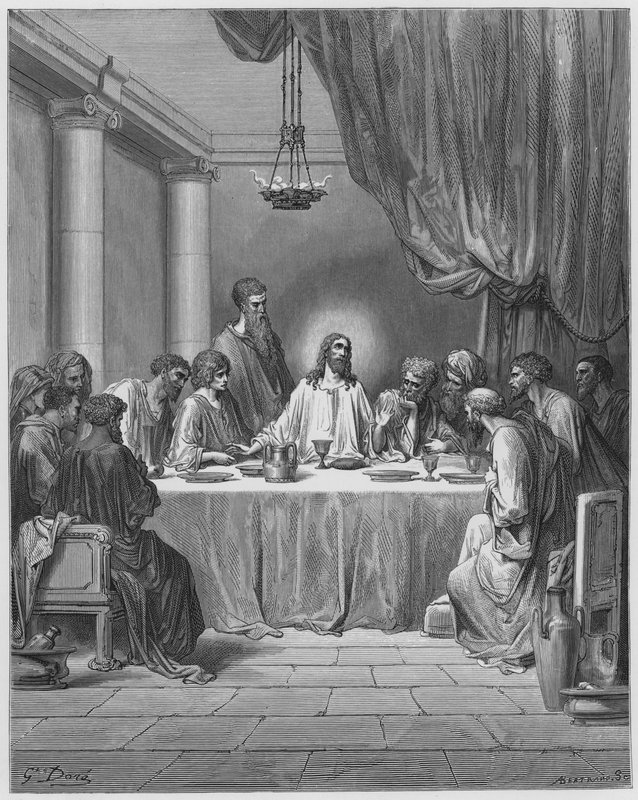 Gustave Dore Bible: A Última Ceia de Gustave Dore