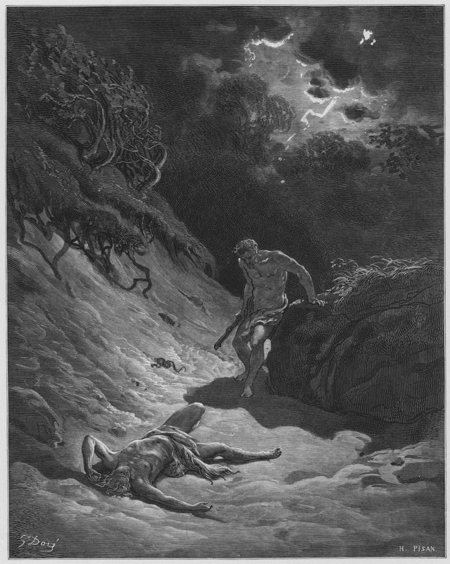Gustave Dore Bible: A morte de Abel de Gustave Dore