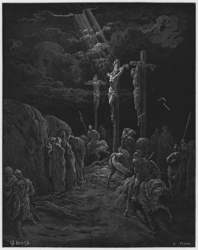 Gustave Dore Bible: A morte de Cristo de Gustave Dore
