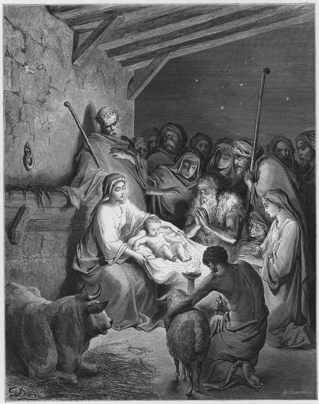 Gustave Dore Bible: A Natividade de Gustave Dore