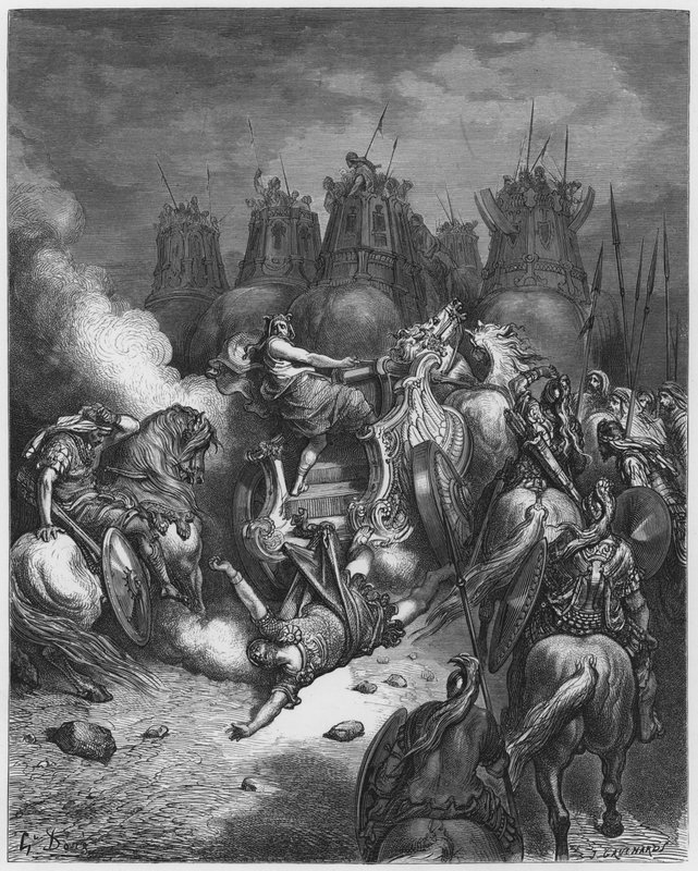 Gustave Dore Bible: A punição de Antíoco de Gustave Dore