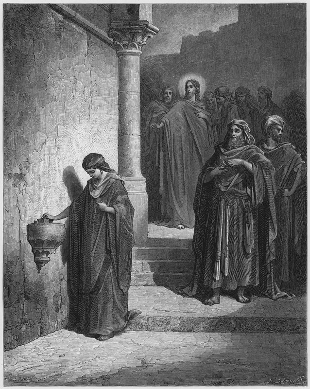 Gustave Dore Bible: O viúvo ácaro de Gustave Dore