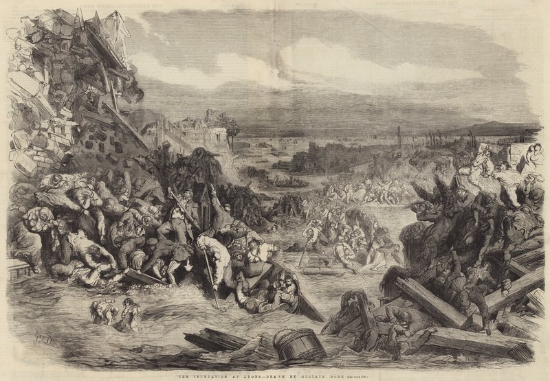 A Inundação em Lyon de Gustave Dore