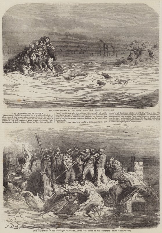 As Inundações na França de Gustave Dore