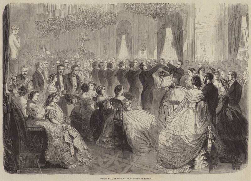 Grand Ball em Paris dado pelo Conde de Morny de Gustave Janet