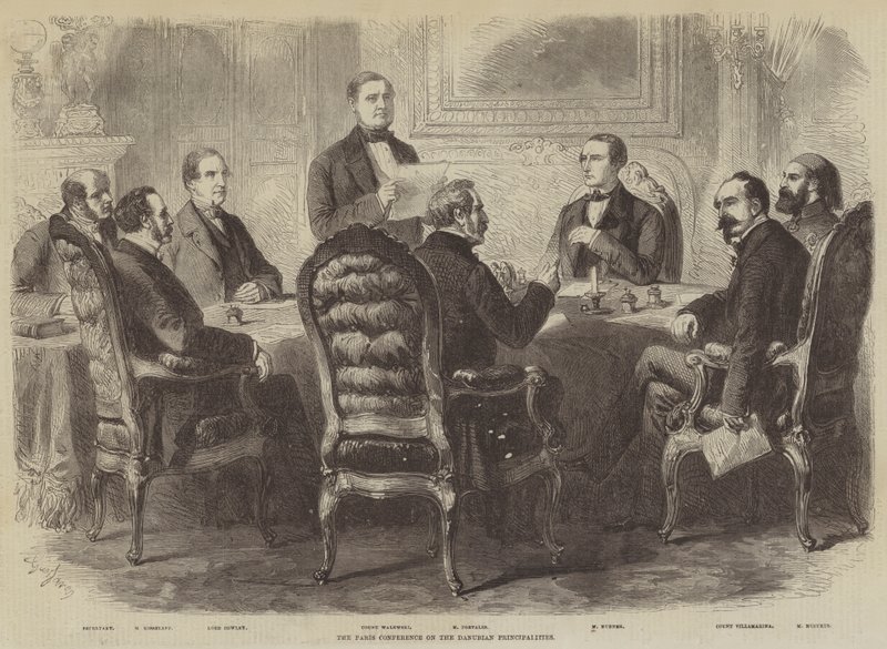 A Conferência de Paris sobre os Principados do Danúbio de Gustave Janet