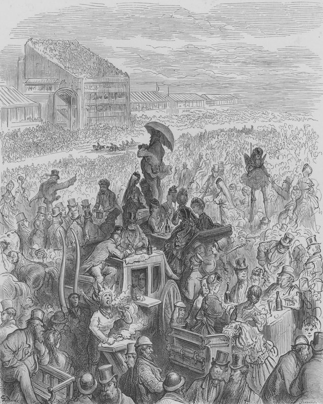 No Derby, The Crewed Lunch de Gustave after Dore
