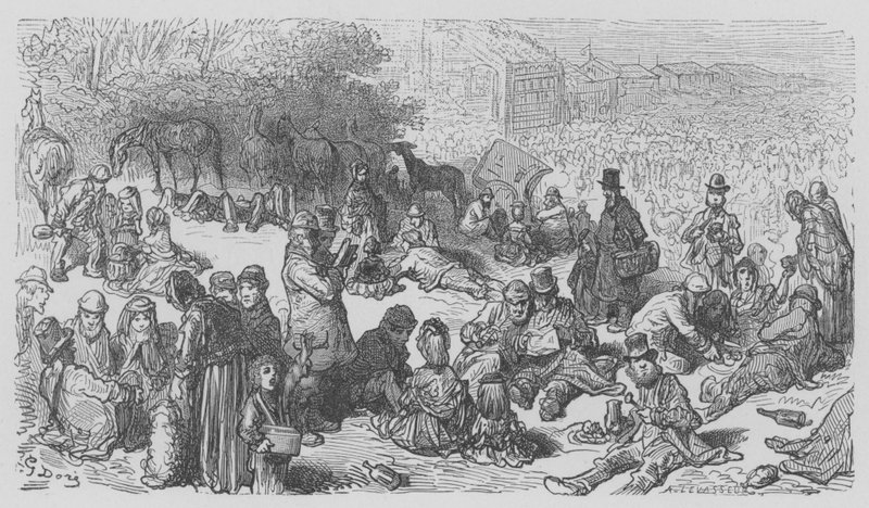 No Derby, o almoço na erva de Gustave after Dore