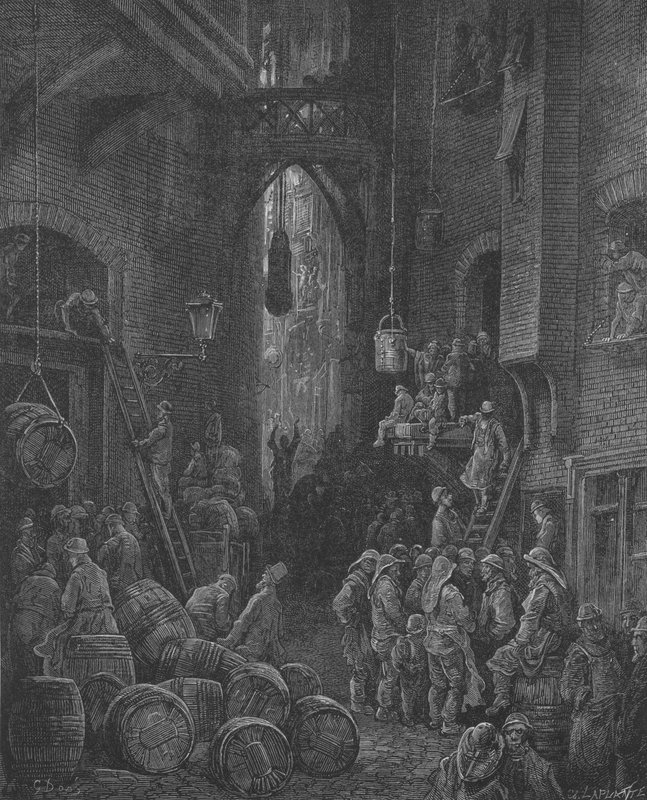 Docas Sainte-Catherine de Gustave after Dore