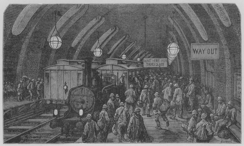 Estação Ferroviária DUn Na Cidade de Gustave after Dore