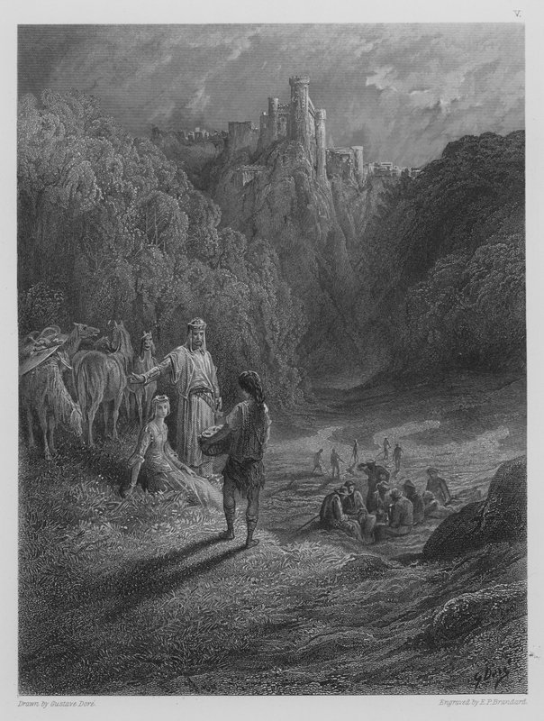 Geraint e Enid no Prado de Gustave after Dore