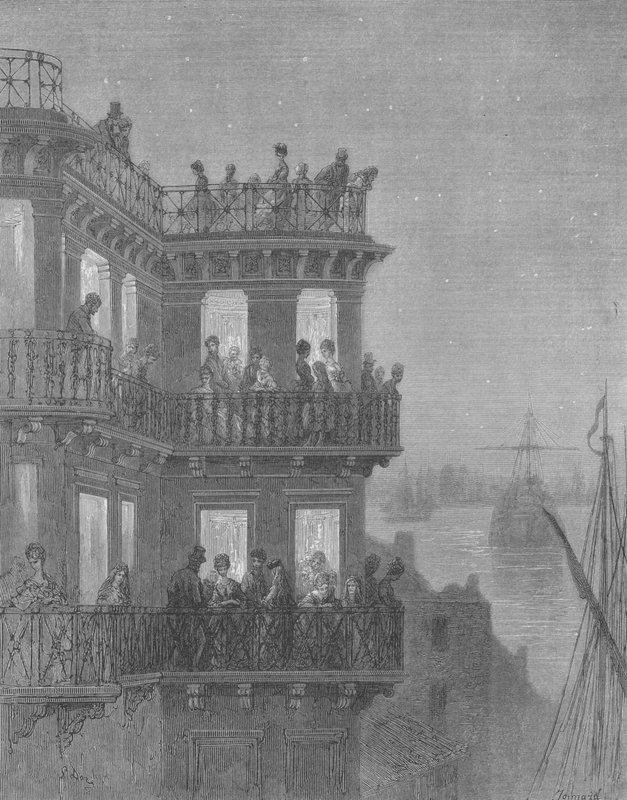 Greenwich, durante a temporada de Gustave after Dore