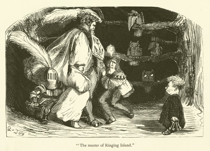 Ilustração para as obras de Rabelais de Gustave after Dore
