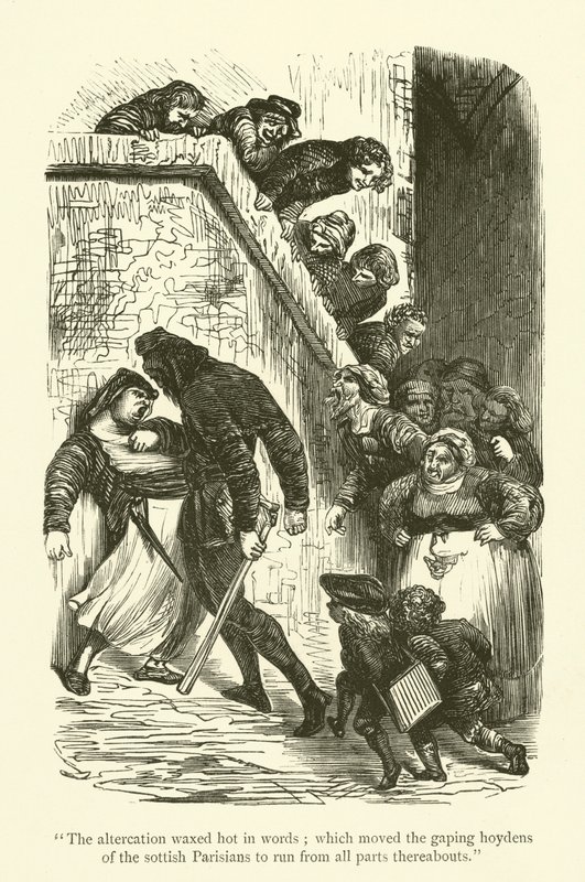 Ilustração para as obras de Rabelais de Gustave after Dore