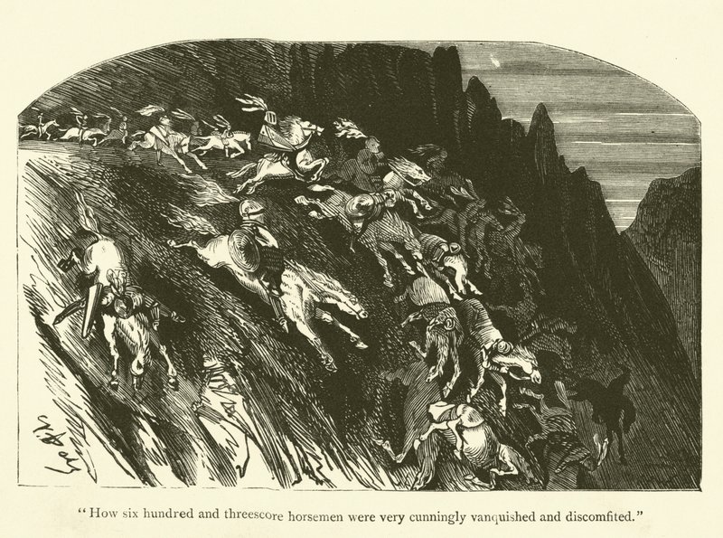 Ilustração para as obras de Rabelais de Gustave after Dore