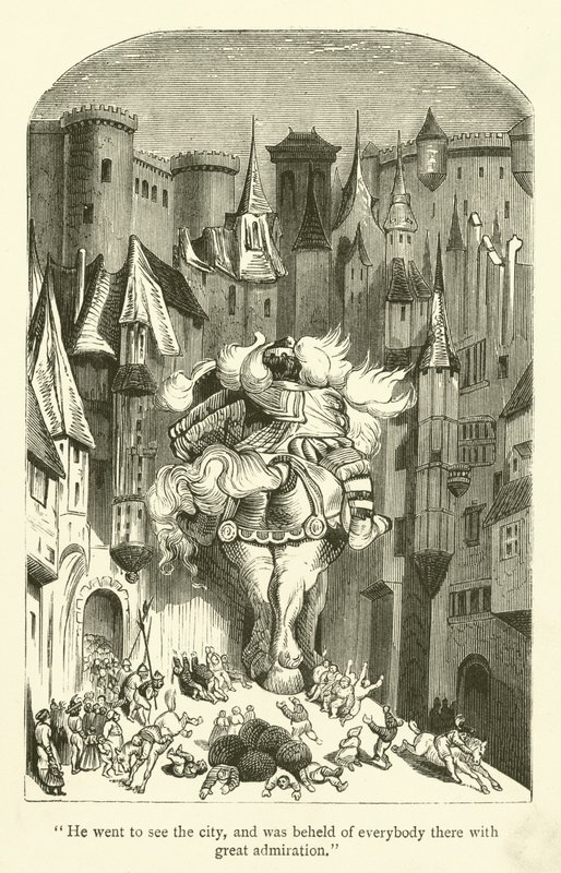 Ilustração para as obras de Rabelais de Gustave after Dore