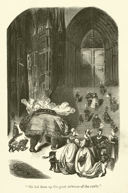 Ilustração para as obras de Rabelais de Gustave after Dore